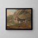 Zebra - Jacques-Laurent Agasse — oprawiony obraz na ścianie