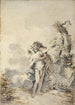Bacchus i Érigone - Jacques-Philippe Caresme — widok dzieła