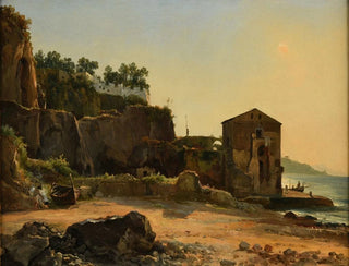 Brzeg morski - Jacques-Raymond Brascassat — widok dzieła