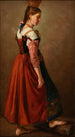 Młoda Rzymianka niosąca wodę - Jacques-Raymond Brascassat — widok dzieła
