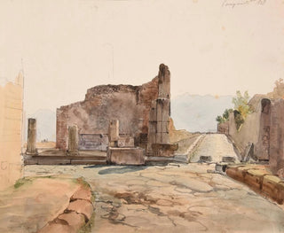 JacquesRaymond Brascassat - Rues et ruines  Pompi.webp