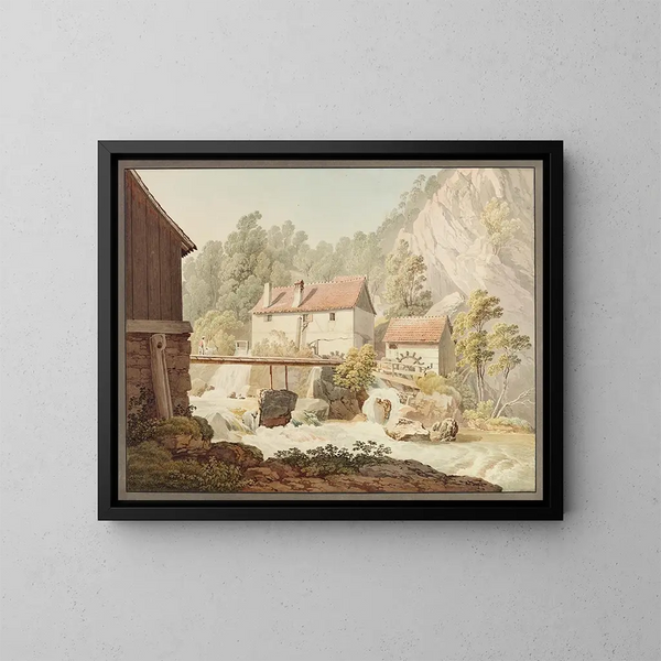 Moulin des Roches - Jacques Henri Juillerat — oprawiony obraz na ścianie