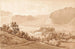 Widok na Chadou nad jeziorem Thoune - Jacques Henri Juillerat — widok dzieła