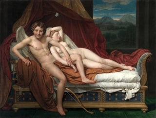 Cupidon et Psyché - Jacques Louis David — widok dzieła
