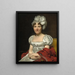 Madame David - Jacques Louis David — oprawiony obraz na ścianie