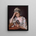 Madame François Buron - Jacques Louis David — oprawiony obraz na ścianie