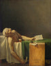 Marat zamordowany - Jacques Louis David — widok dzieła
