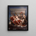 Mars rozbrojony przez Wenus - Jacques Louis David — oprawiony obraz na ścianie
