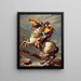 Napoléon przechodzący przez Alpy - Jacques Louis David — oprawiony obraz na ścianie