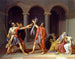 Le Serment des Horaces - Jacques Louis David — widok dzieła