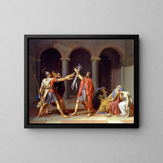Le Serment des Horaces - Jacques Louis David — oprawiony obraz na ścianie