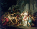 Śmierć Seneki - Jacques Louis David — widok dzieła