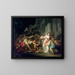 Śmierć Seneki - Jacques Louis David — oprawiony obraz na ścianie