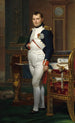 L'Imperator Napoleon w swoim gabinecie pracy w Tuileries - Jacques Louis David — widok dzieła