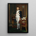 L'Imperator Napoleon w swoim gabinecie pracy w Tuileries - Jacques Louis David — oprawiony obraz na ścianie