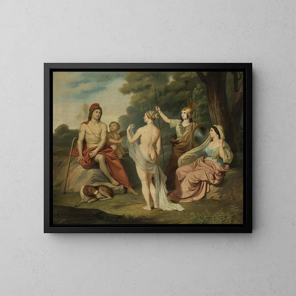 Le Jugement de Paris - Jacques Louis David — oprawiony obraz na ścianie