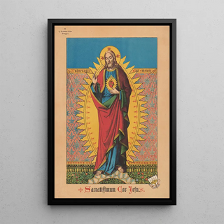 Jacques Petyt - Holy card of Jesus.webp