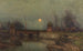 Jasna księżycowa noc - Jacques Rosseels — widok dzieła