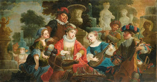 Jacques Vigoureux Duplessis - Concert in a park.webp