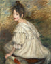 Dziewczyna w białej sukni - Jacques - Émile Blanche — widok dzieła