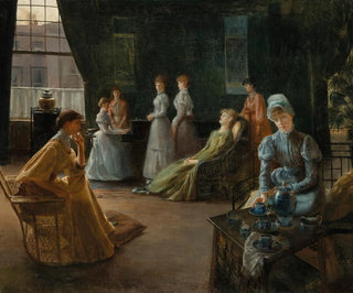 wnętrza w Londynie - Jacques-Émile Blanche — widok dzieła