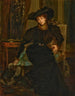 Dama w czerni - Jacques-Émile Blanche — widok dzieła