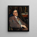 Portret Jamesa Joyce'a 1882-1941 Autor - Jacques-Émile Blanche — oprawiony obraz na ścianie