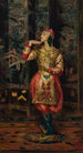 Vaslav Nijinsky w tańcu syjamskim - Jacques-Émile Blanche — widok dzieła