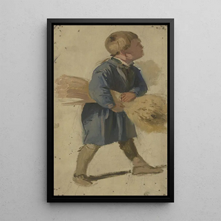 Jakob Becker - Bauernjunge mit Garbe unterm Arm.webp