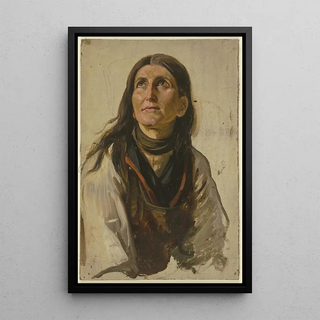 Jakob Becker - Bildnis einer lchelnden Buerin mit offenem Haar.webp