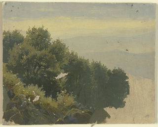 Las liściasty - Jakob Becker — widok dzieła