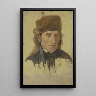 Jakob Becker - Farmer with a fur cap.webp