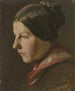 Portret wiejskiej kobiety - Jakob Becker — widok dzieła