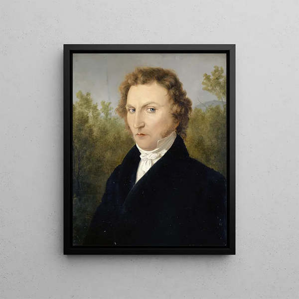 Jakob Christoph Miville - Portrait of the Artists BrotherinLaw Dr Johannes KisselMiville.webp