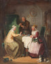 La visite du café - Jakob Emanuel Gaisser — widok dzieła