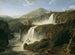 La grande cascade de Tivoli près de Rome - Jakob Philipp Hackert — widok dzieła