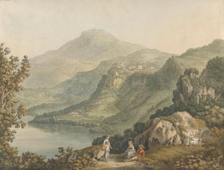 Lac Nemi - Jakob Philipp Hackert — widok dzieła