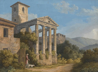 Jakob Philipp Hackert - The Temple of Hercules in Cori near Velletri.webp