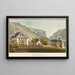 Lauterbrunnen - Jakob Samuel Weibel — oprawiony obraz na ścianie