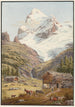 Le Wetterhorn - Jakob Samuel Weibel — widok dzieła