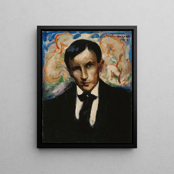 Portret Tyko Sallinen - Jalmari Ruokokoski — oprawiony obraz na ścianie