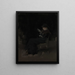 Arrangement dans Black Girl Reading - James Abbott McNeill Whistler — oprawiony obraz na ścianie