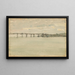 szary i srebrny, rzucony z Southend - James Abbott McNeill Whistler — oprawiony obraz na ścianie