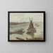 szary i srebrny, dawny Battersea Reach - James Abbott McNeill Whistler — oprawiony obraz na ścianie