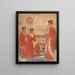 Harmonia w kolorze cielistym i czerwonym - James Abbott McNeill Whistler — oprawiony obraz na ścianie