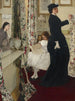 Harmonia w zieleni i różu Sala muzyczna - James Abbott McNeill Whistler — widok dzieła
