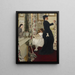 Harmonia w zieleni i różu Sala muzyczna - James Abbott McNeill Whistler — oprawiony obraz na ścianie