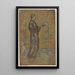 Kobieta japońska malująca wachlarz - James Abbott McNeill Whistler — oprawiony obraz na ścianie