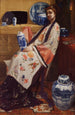 Purpurowo-różowy La Lange Leizen des six marques - James Abbott McNeill Whistler — widok dzieła