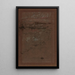 Zachód słońca w czerwieni i brązie - James Abbott McNeill Whistler — oprawiony obraz na ścianie